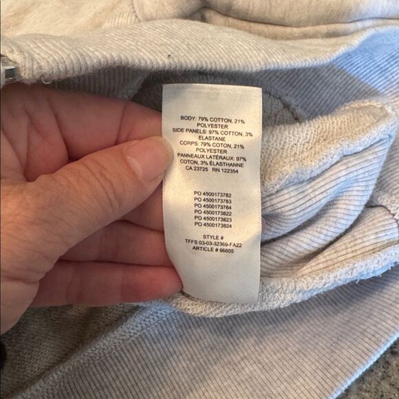 ARITZIA TNA Sweatfleece Terry Fleece Boyfriend Fit Zip Up Hoodie - Picture 6 of 9